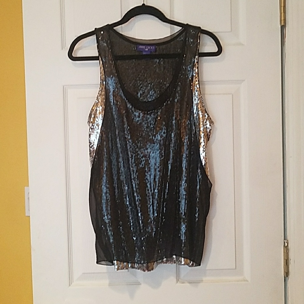 Jimmy Choo for H&M Sleeveless Sequin Blouse